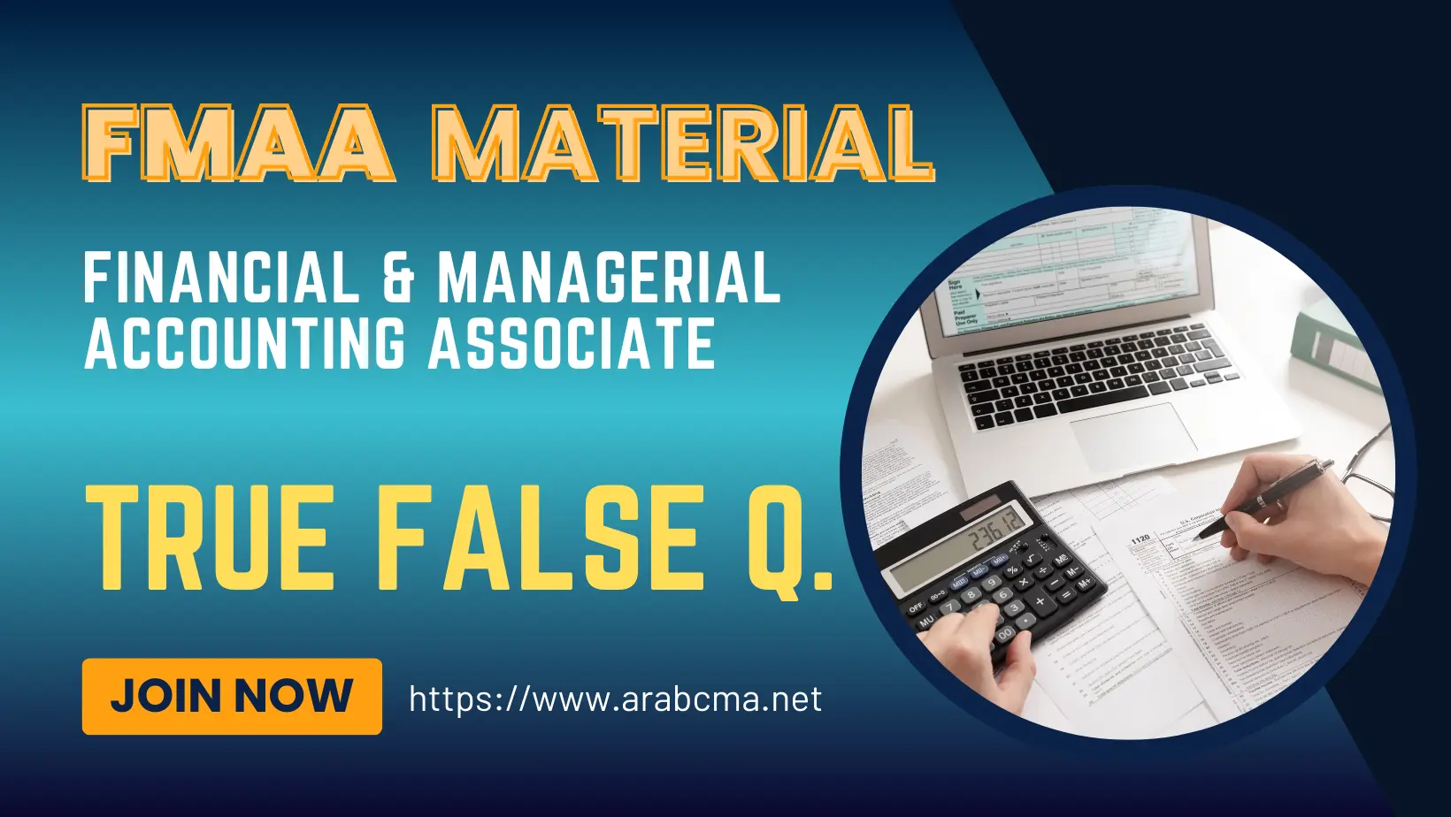 FMAA – TRUE FALSE QUESTIONS